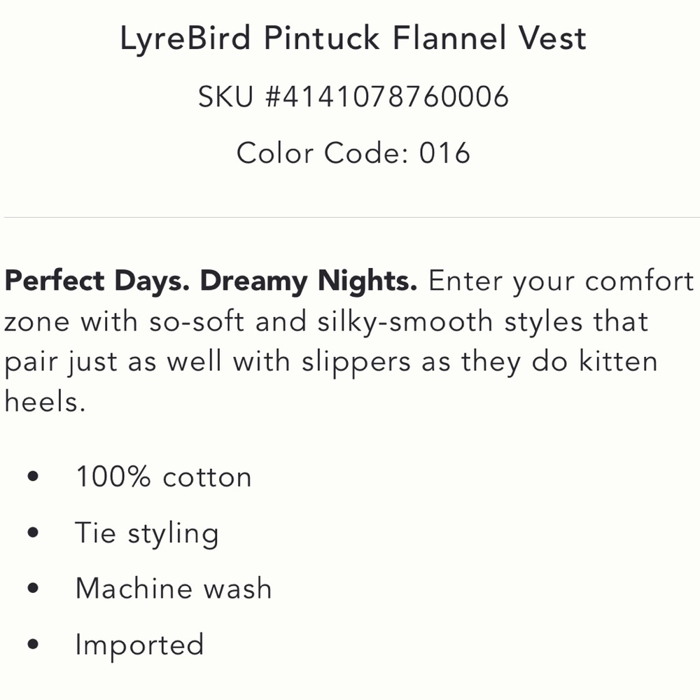 LyreBird Flannel Pajama Set - Picture 8 of 8